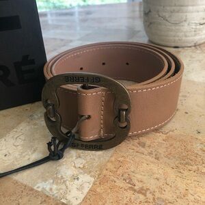 Gianfranco Ferre Brown Leather Belt